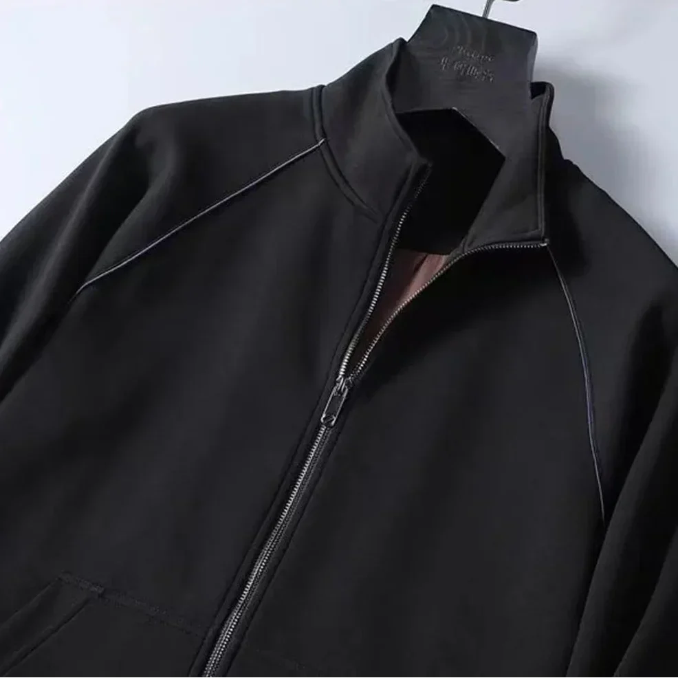 Men's Tailored Tracksuit Set – Full-Zip Jacket & Trousers – view 6