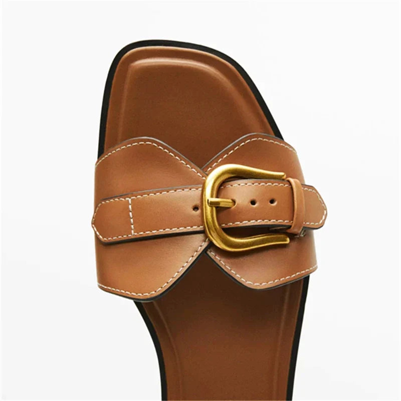 Women's Geneva Buckle Sandals – Cushioned Smart Summer Style – view 9