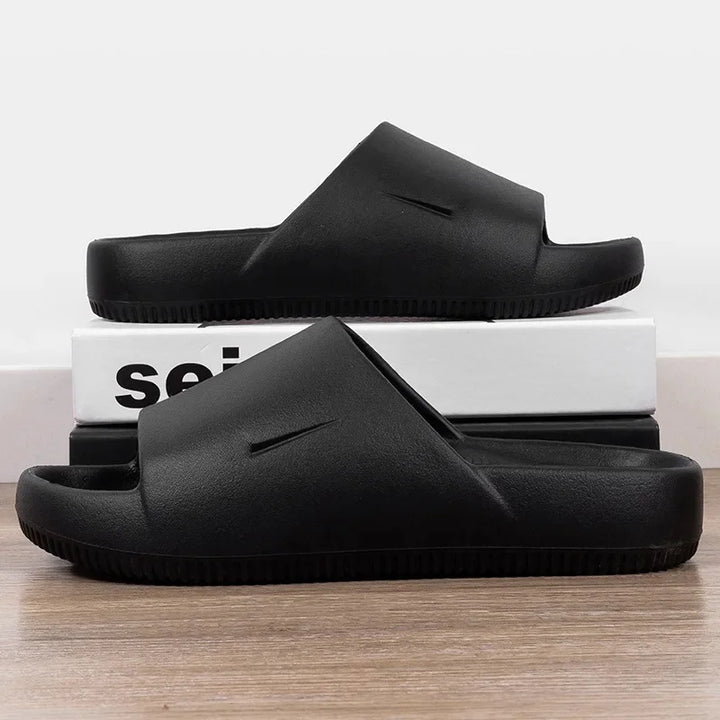 Men's Cushioned Comfort Slides – Slip-Resistant Summer Sandals – view 3