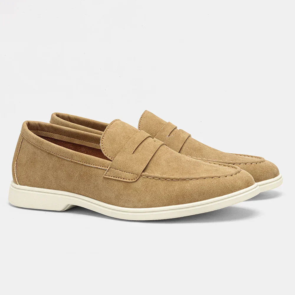 Men's Suede Slip-On Loafers – Soft Casual Driving Shoes – view 4
