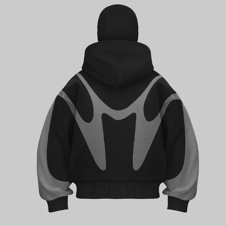Men's Heavyweight Cotton Balaclava Hoodie – Windproof Streetwear – view 4
