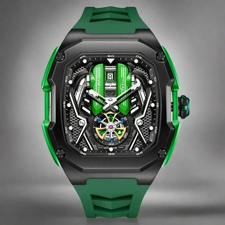 Men's Stainless Steel Chronograph Watch – Luminous Calendar Dial – view 10