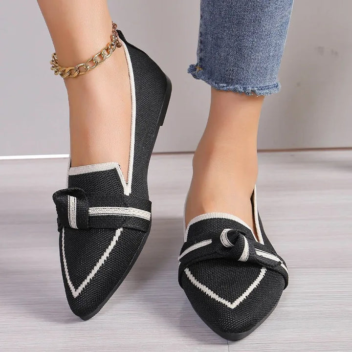 Women's Twist Knot Loafer Flats – Comfortable Slip-On Shoes – view 5