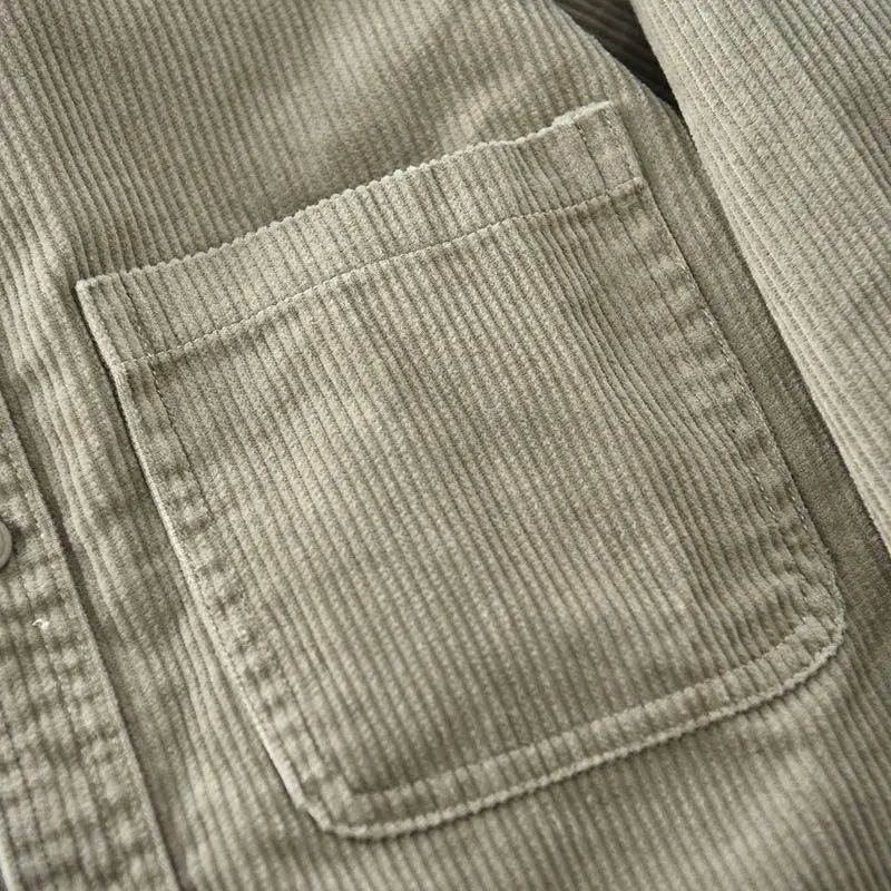Men's Fine-Wale Corduroy Shirt – Relaxed Autumn Essential – view 6