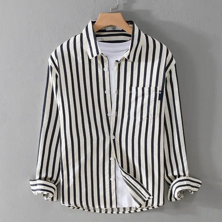 Men's Tailored Luxe Shirt – Refined Office to Evening Wear – view 2