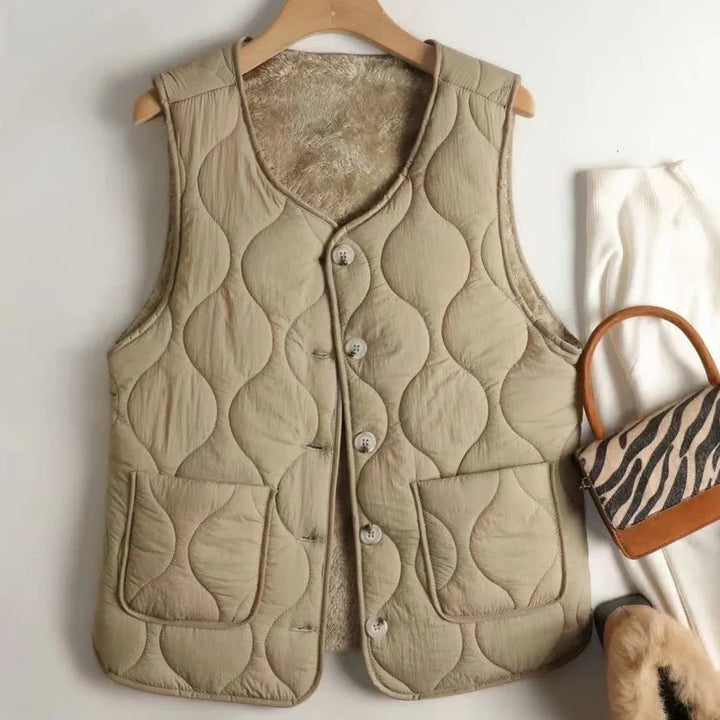 Women's Reversible Quilted Gilet – Lightweight Layering Vest – view 2