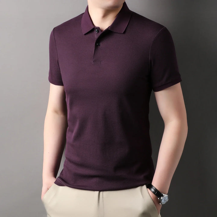 Men's Cotton Polo Shirt – Slim Fit Breathable Knit – Classic Collar – view 5