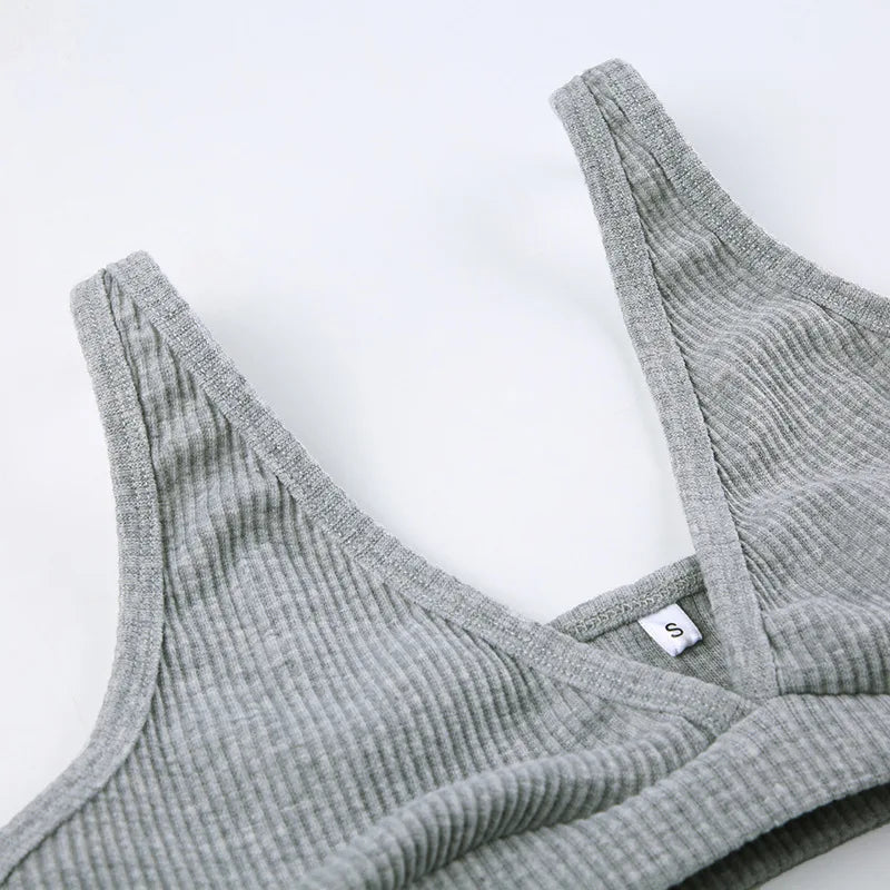 Women's Ribbed Knit Lounge Set – Ridge 3-Piece Hoodie & Shorts