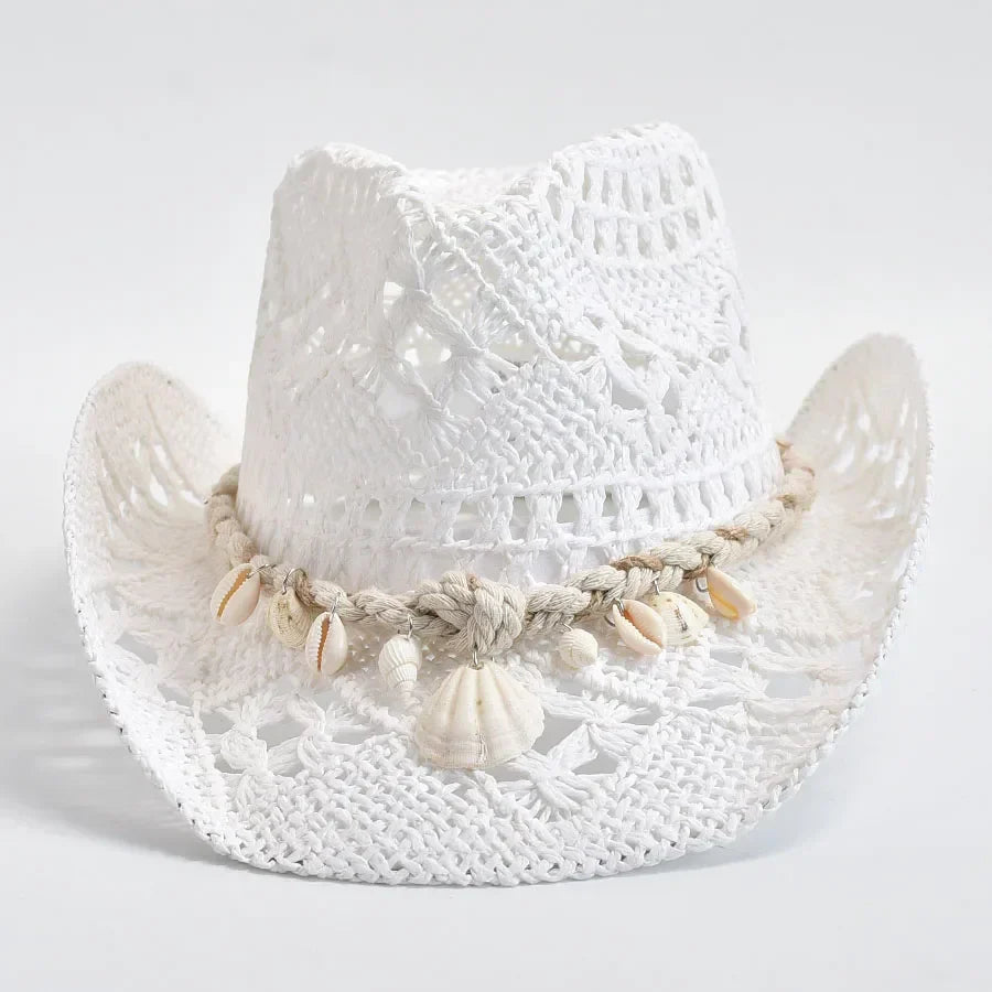 Women's Woven Straw Sun Hat – Breathable Crochet Beach Hat – view 2