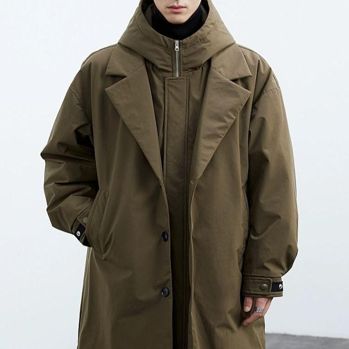 Men's Water-Resistant Overcoat – Streamlined Commuter Coat – view 5