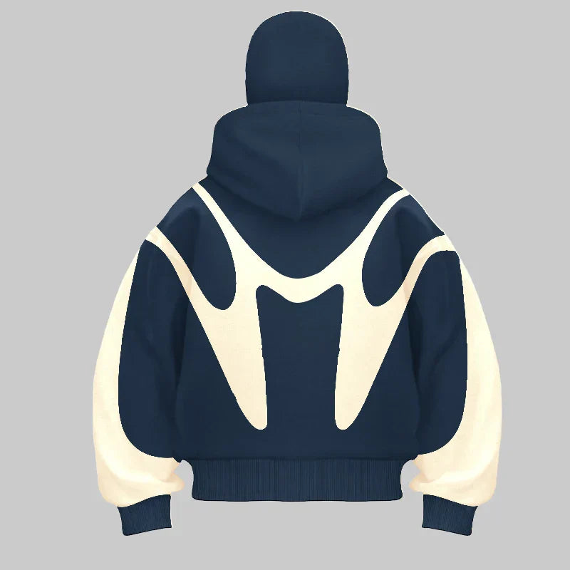 Men's Heavyweight Cotton Balaclava Hoodie – Windproof Streetwear – view 2