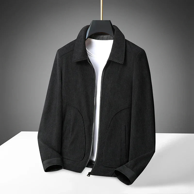 Men's Wide-Wale Corduroy Jacket – Zip-Front Casual Layer – view 6