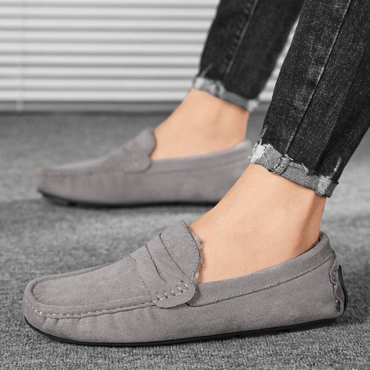 Men's Suede Penny Loafers – Plush-Lined Slip-On Comfort – view 11