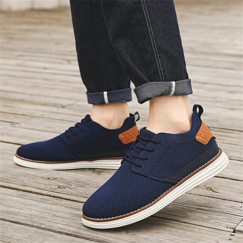 Men's Stellan Knit Oxfords – Breathable Smart-Casual Shoes