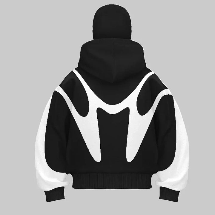 Men's Heavyweight Cotton Balaclava Hoodie – Windproof Streetwear – view 3