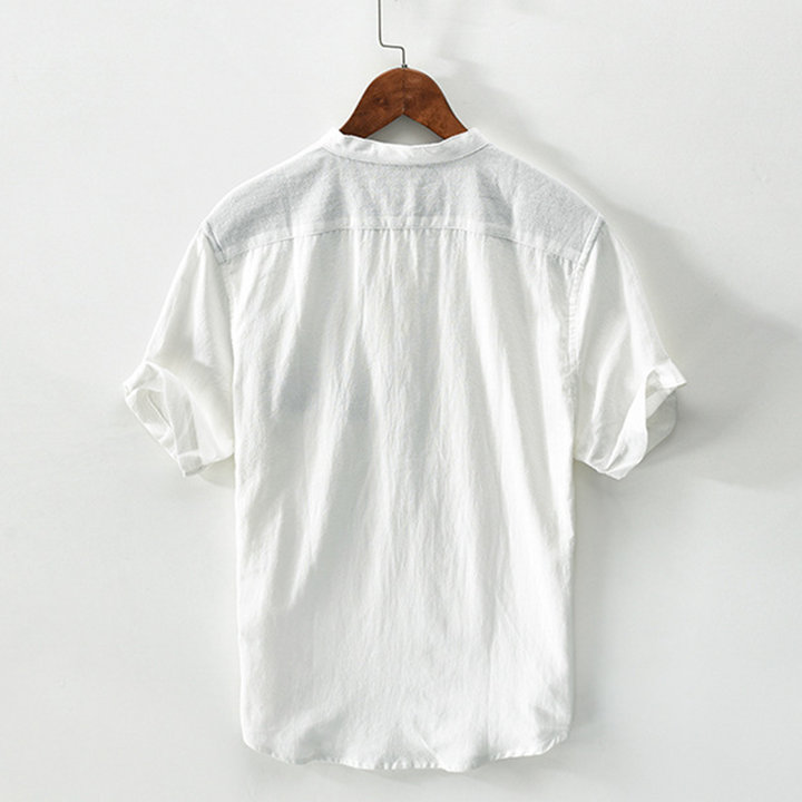 Men's Linen-Cotton Ibiza Shirt – Relaxed Summer Holiday Shirt – view 4