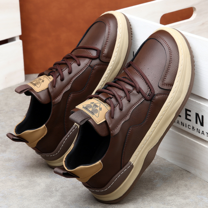 Men's Leather Trainers – Handcrafted Italian Leather Sneakers – view 4