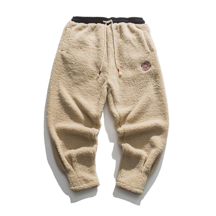 Men's Embroidered Joggers – Soft Japanese-Inspired Comfort – view 9