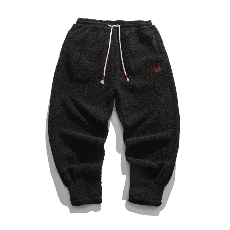 Men's Embroidered Joggers – Soft Japanese-Inspired Comfort – view 11