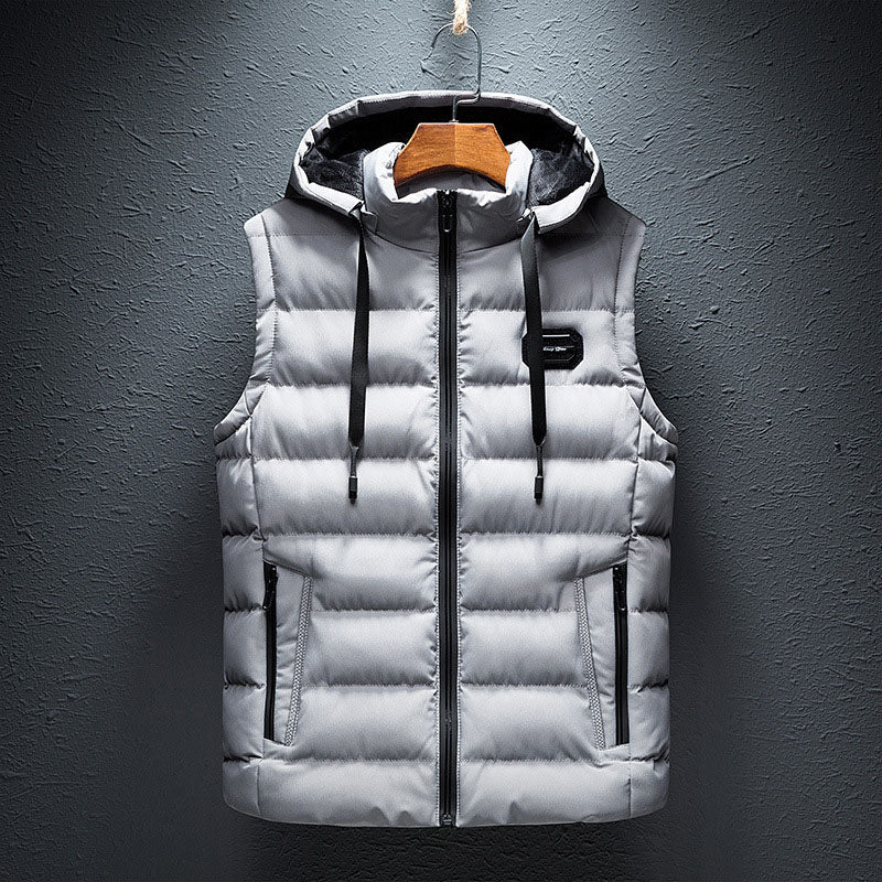 Men's Quilted Hooded Gilet – Lightweight Layering Body Warmer – view 5