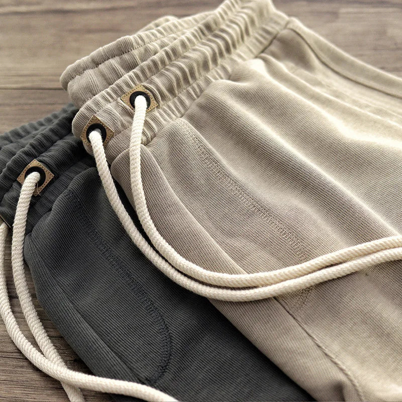 Men's Soft Knit Shorts – Breathable Drawstring Lounge Style – view 2