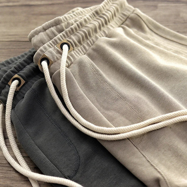Men's Soft Knit Shorts – Breathable Drawstring Lounge Style – view 2