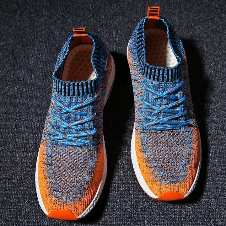 Men's Knit Trainers – Lightweight Breathable Slip-On Shoes – view 7