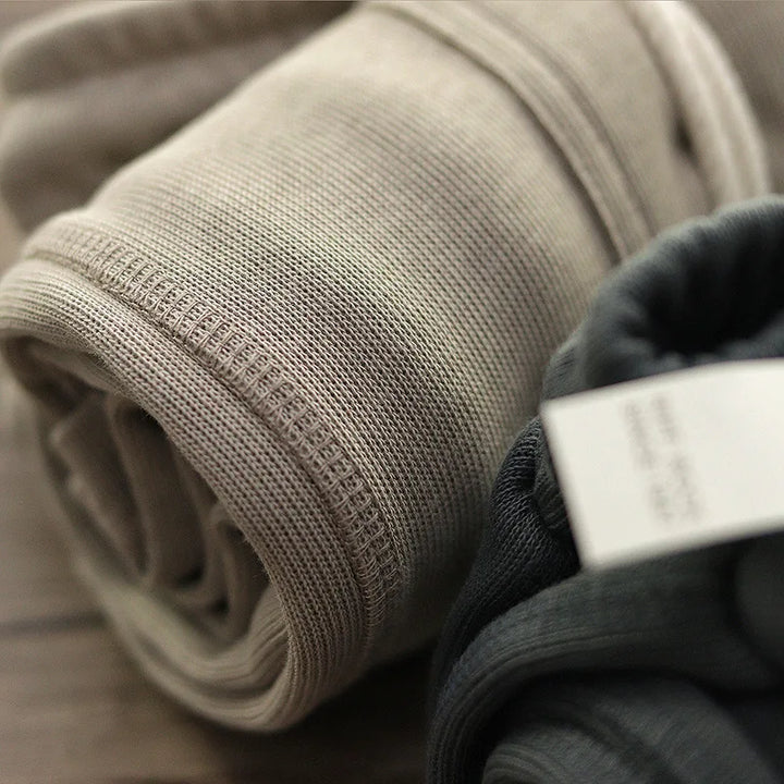 Men's Soft Knit Shorts – Breathable Drawstring Lounge Style – view 3