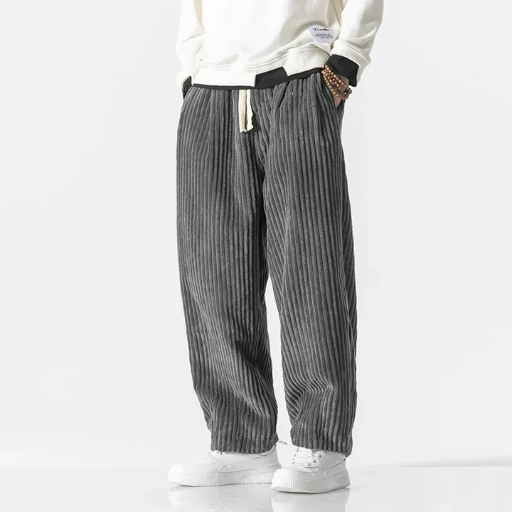 Men's Wide-Wale Corduroy Trousers – Relaxed Drawstring Comfort – view 6