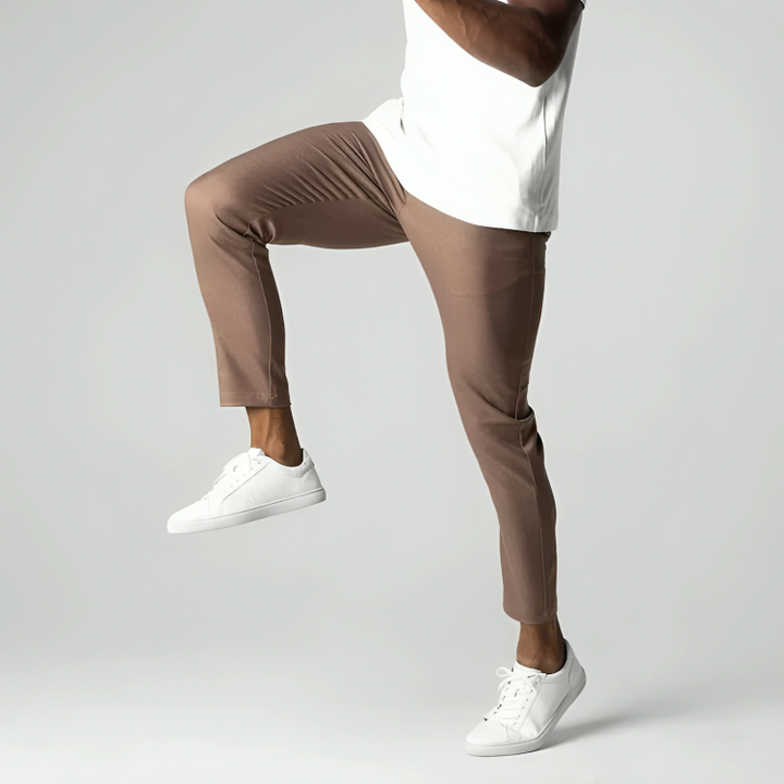 Men's Slim Fit Stretch Chinos – Smart Casual Tapered Trousers – view 7