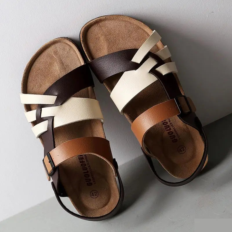 Women's Leather Sandals – Cushioned Comfort for Summer Days – view 4