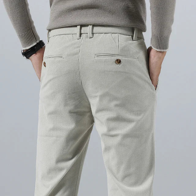 Men's Corduroy Trousers – Relaxed Fit Smart Casual Cords – view 6