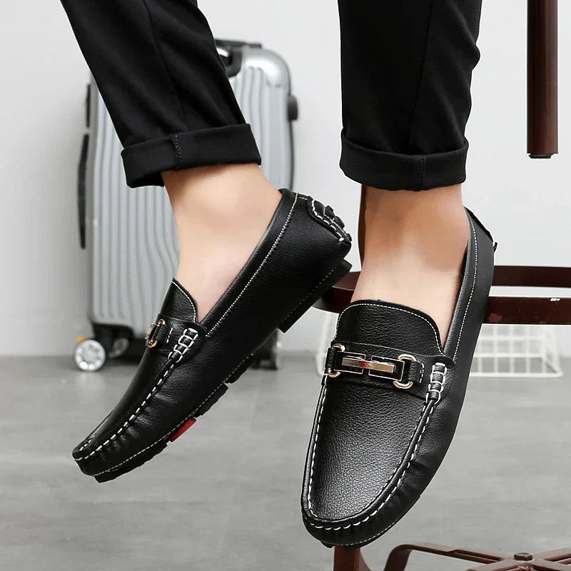 Men's Leather Loafers – Cushioned Slip-On for Work and Weekend – view 6