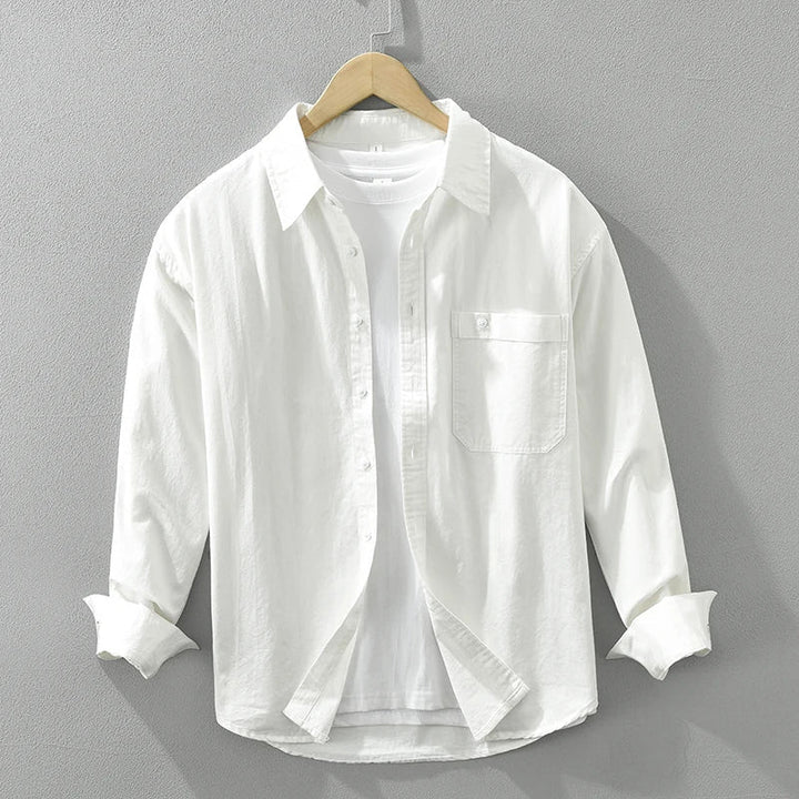 Men's Cotton Long Sleeve Shirt – Breathable Everyday Layer – view 2