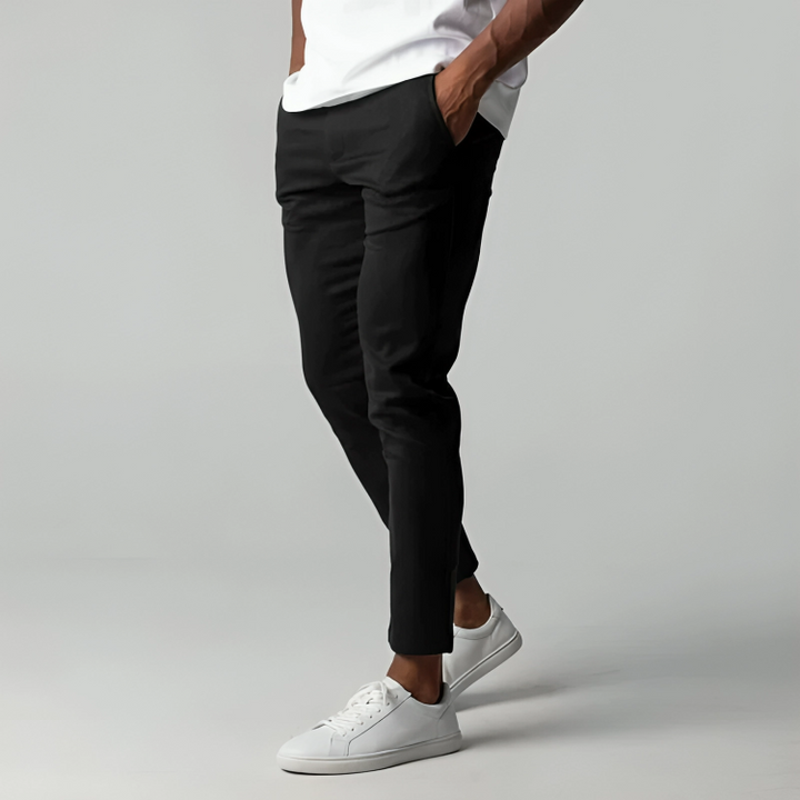 Men's Slim Fit Stretch Chinos – Smart Casual Tapered Trousers – view 4