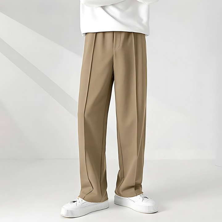 Men's Pleated Trousers – Lightweight Tailored Office to Evening