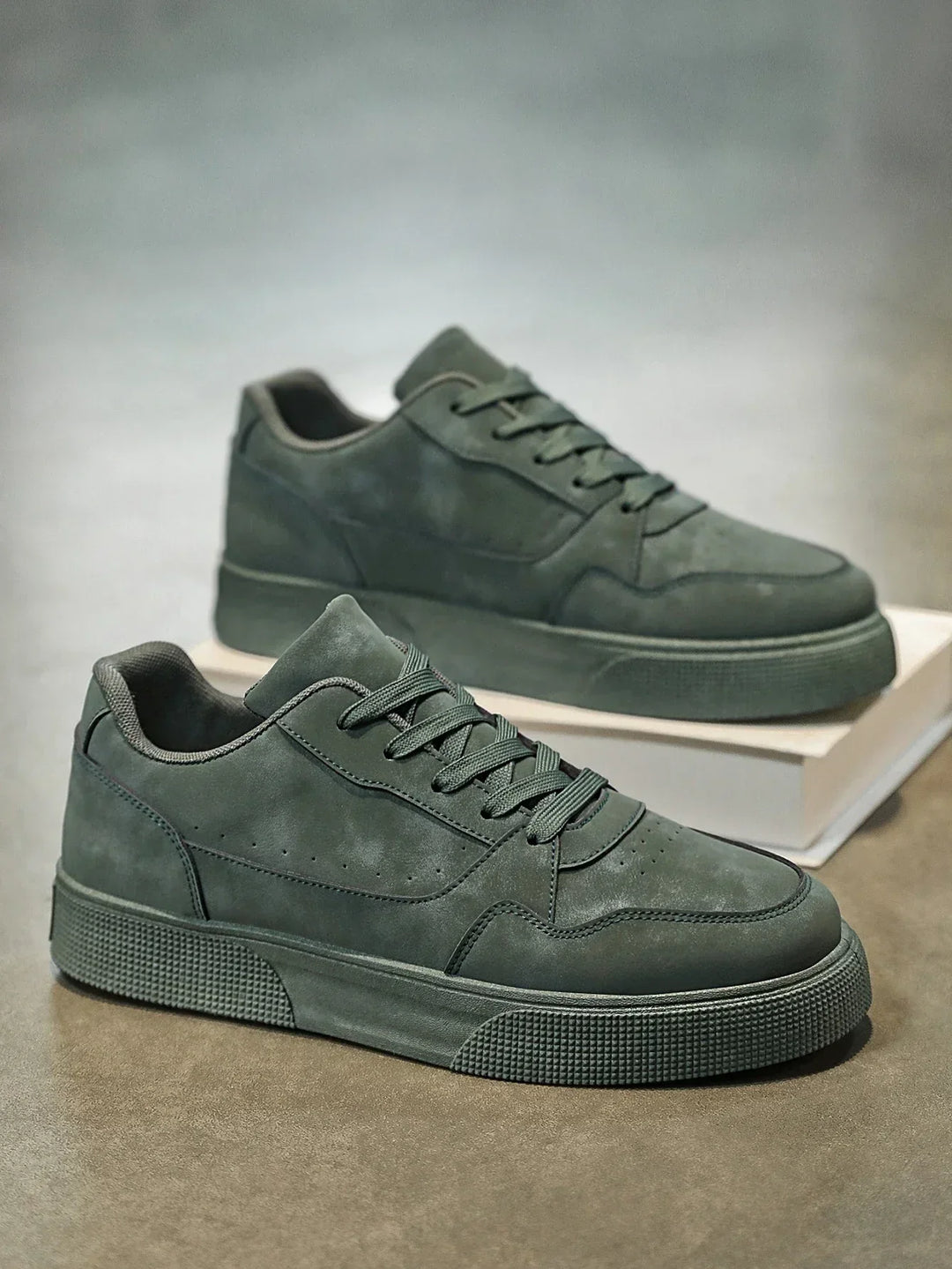 Savona Men's Suede Trainers – Smart Casual Everyday Shoes – view 6