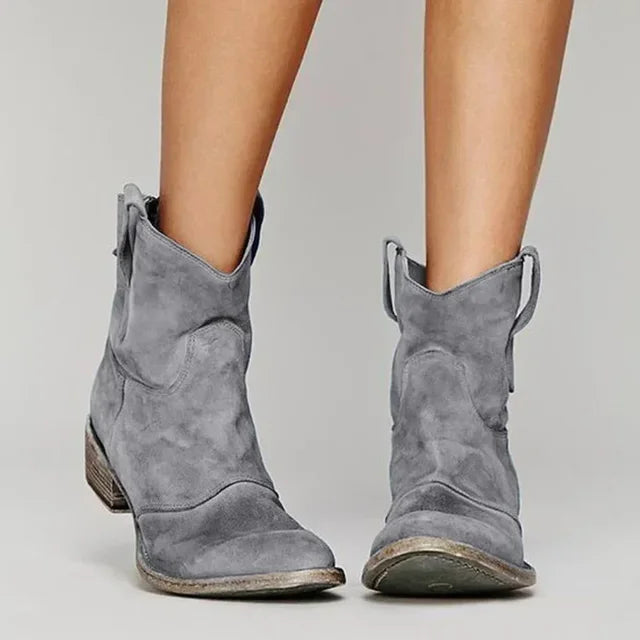 Women's Camellia Cowboy Ankle Boots - Everyday Western
