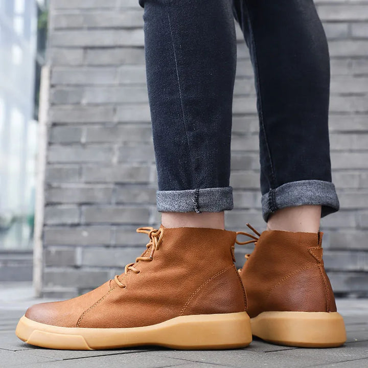Men's Leather Chukka Boots – Smart Casual Ankle Desert Boots – view 12