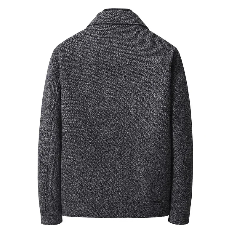 Men's Twill Jacket – Padded Zip-Up Layer for Cool Days – view 8