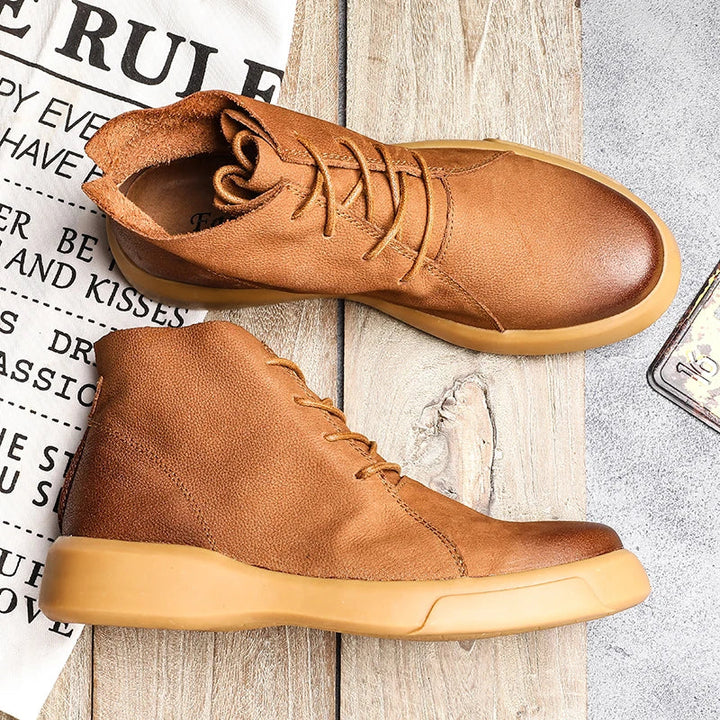 Men's Leather Chukka Boots – Cushioned Ankle Boots for Everyday Wear – view 7