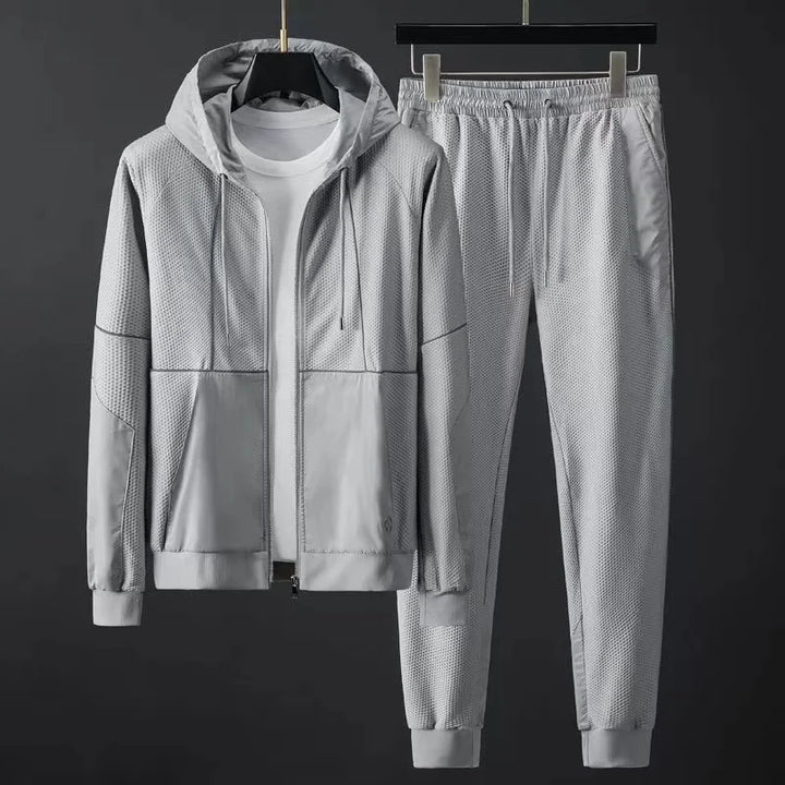 Men's Performance Tracksuit – Breathable Full-Zip Hooded Set – view 5