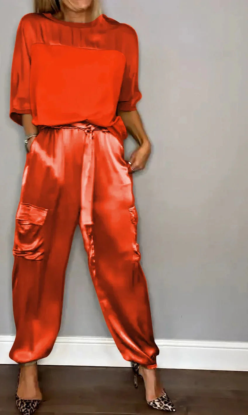 Women's Luxurious Floating Two-Piece Set - Effortless Elegance