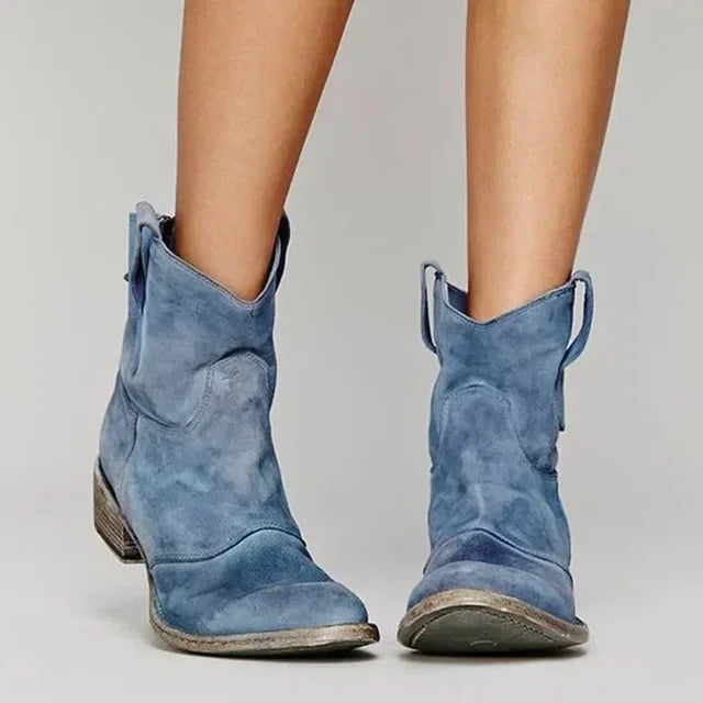 Women's Camellia Cowboy Ankle Boots - Everyday Western