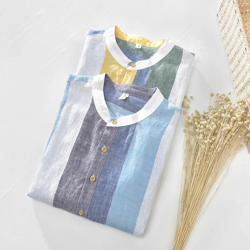 Men's 100% Linen Shirt – Relaxed Fit Summer Holiday Essential – view 5