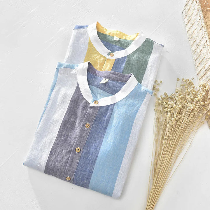 Men's 100% Linen Shirt – Relaxed Fit Summer Holiday Essential – view 5