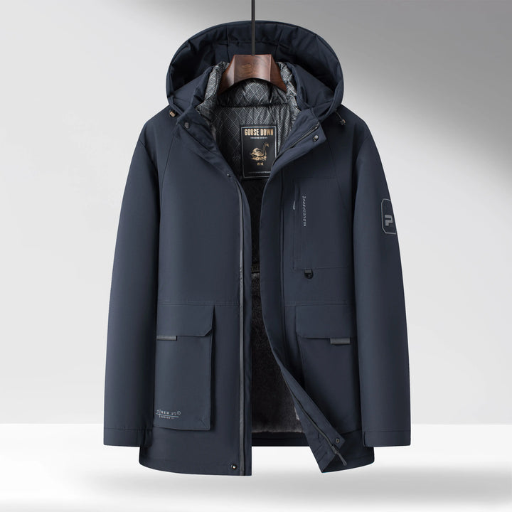 Men's Down Parka – Insulated Hooded Winter Coat – view 3