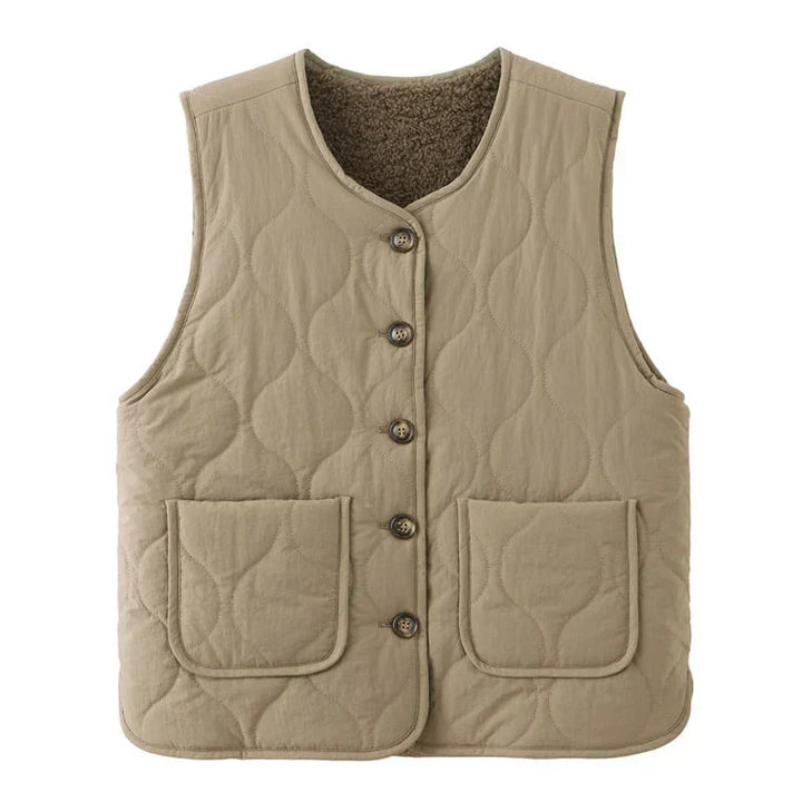 Women's Reversible Quilted Gilet – Lightweight Layering Vest – view 8