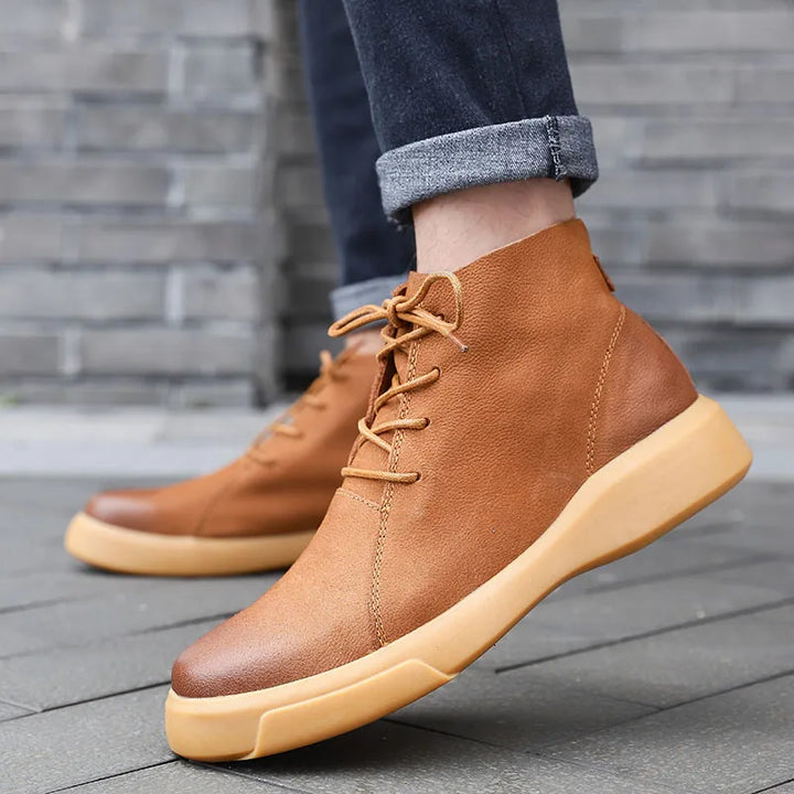 Men's Leather Chukka Boots – Smart Casual Ankle Desert Boots – view 10