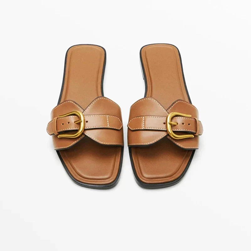 Women's Geneva Buckle Sandals – Cushioned Smart Summer Style – view 10